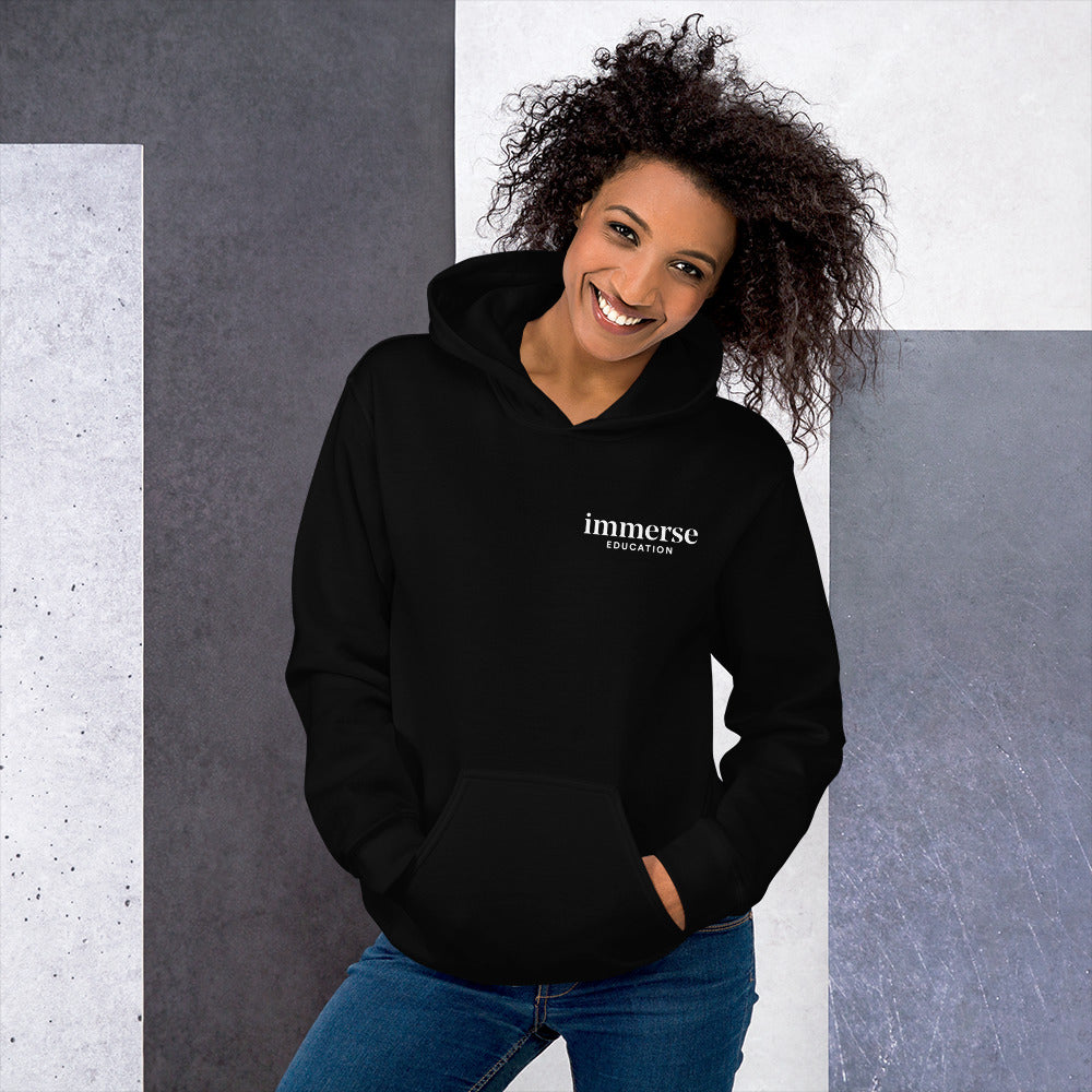 Black clearance leavers hoodie